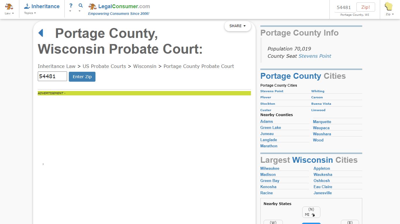 Portage County Probate Court - legalconsumer.com